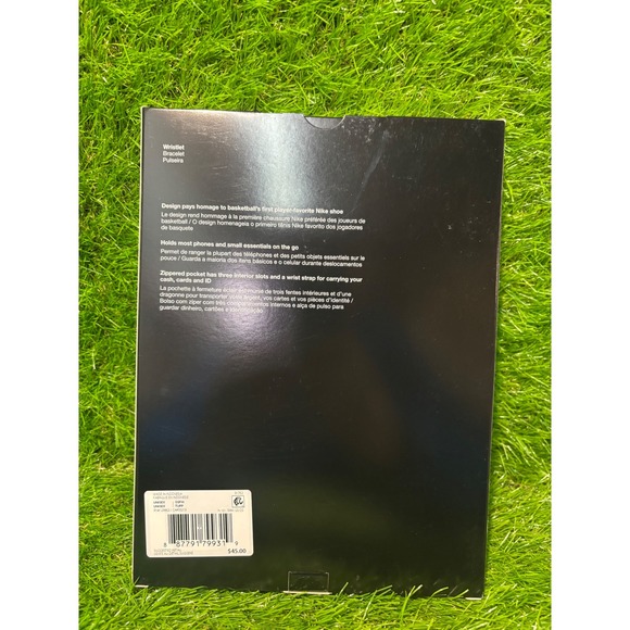 Nike Blazer Wristlet White Brown Snakeskin Croc Embossed Phone Wallet New - Picture 3 of 5